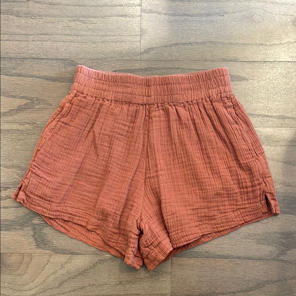 Abercrombie and Fitch Orange Pull On Shorts - Size XS
